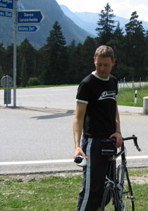 Maik F. in der Schweiz